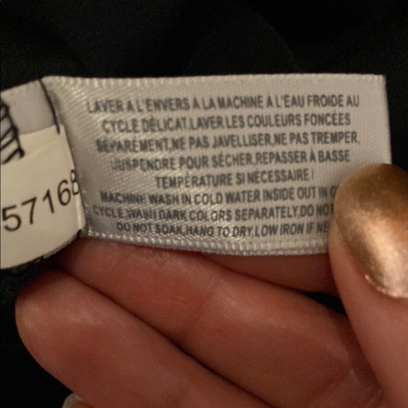 Black Asymmetrical Ruffled Sleeveless Top - Picture 6 of 6